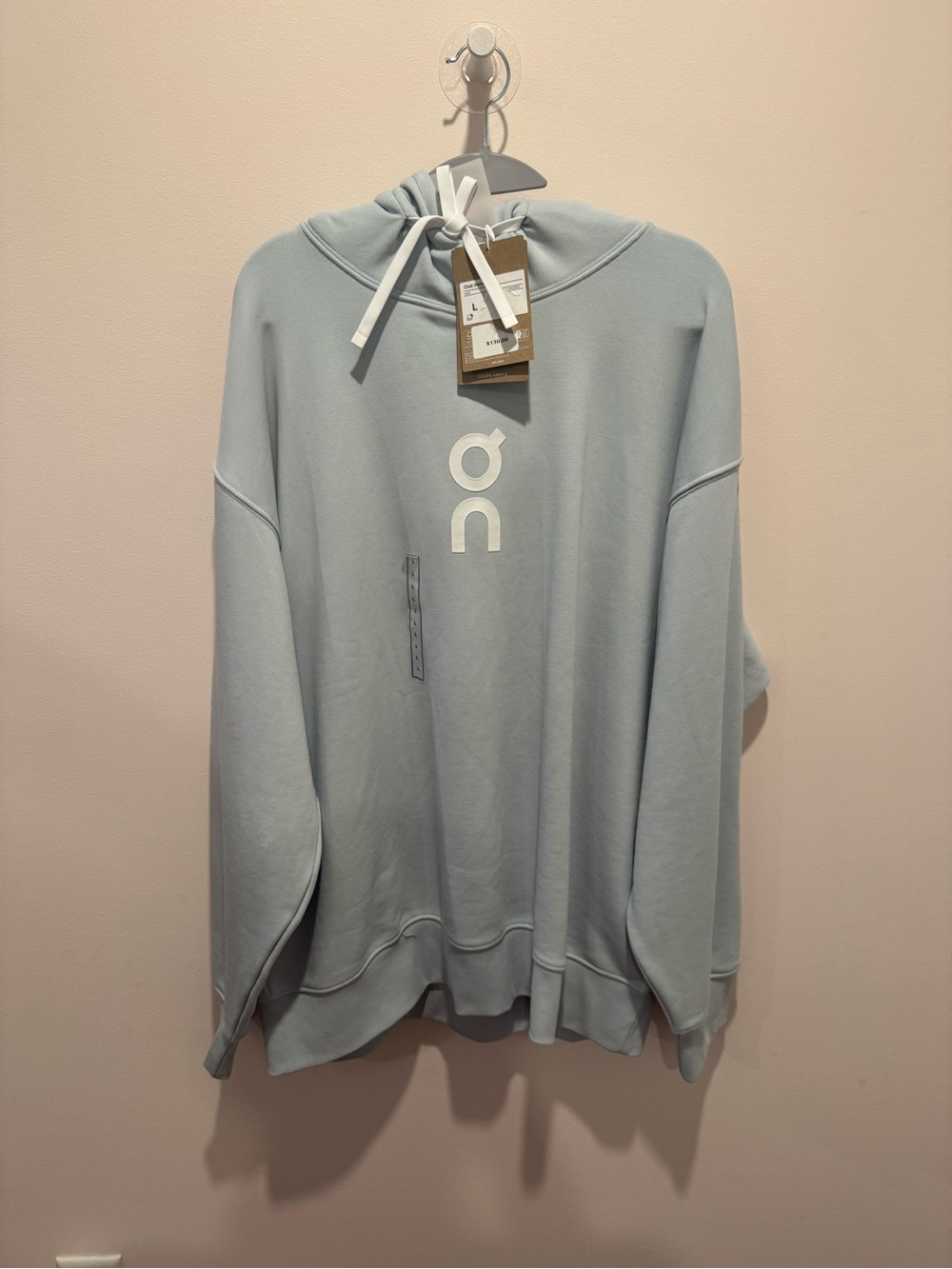 On Running Men's Crewneck Hoodie - Light Blue